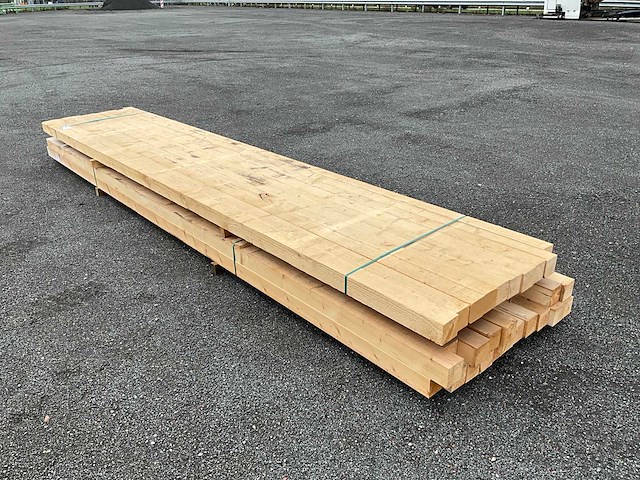 28x bouwhout 100x100x5100mm - afbeelding 3 van  8