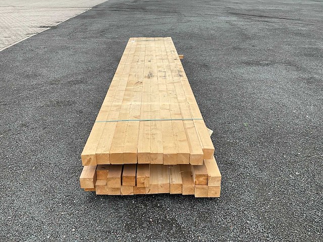 28x bouwhout 100x100x5100mm - afbeelding 4 van  8