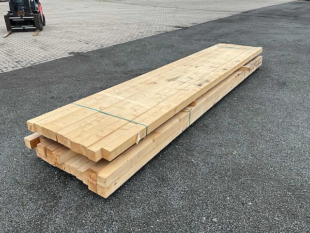 28x bouwhout 100x100x5100mm - afbeelding 5 van  8