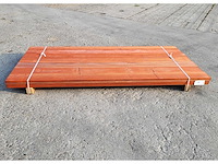 28x padouk planken 21 x 140mm , lengte 215 cm (8.4 m2) - afbeelding 2 van  4