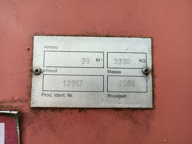 29 m³ haakarm afzetcontainer, 2003 - afbeelding 6 van  9