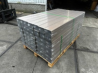 294x composiet - teak / bruin - schuttingplank 182,5x15,4x2 cm - houten tuinomheining - afbeelding 2 van  3