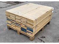 29.6m2 afrikaans eiken vloerdelen 18 x 190 mm, lengte 120cm ( 130x )
