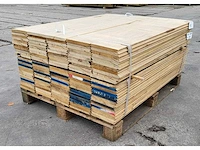 29.6m2 afrikaans eiken vloerdelen 18 x 190 mm, lengte 120cm ( 130x ) - afbeelding 5 van  5