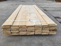 29m2 afrikaans eiken vloerdelen 18 x 140 mm, lengte 240cm ( 86x ) - afbeelding 3 van  4