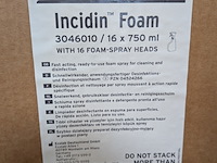 29x doos à 16 stuks desinfectie- en reinigingsschuim ecolab, incidin foam - afbeelding 3 van  6