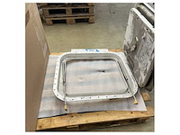 2nd choise stainless steel nemo watertight access hatch with lock 490 x 430 ln a30 fd - 379480 - afbeelding 3 van  5