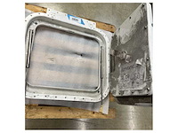 2nd choise stainless steel nemo watertight access hatch with lock 490 x 430 ln a30 fd - 379480 - afbeelding 4 van  5