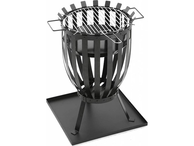 2x 1 vuurkorf & 1 houtskoolbarbeque grill-chef/aya - afbeelding 1 van  7