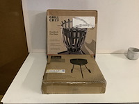 2x 1 vuurkorf & 1 houtskoolbarbeque grill-chef/aya - afbeelding 2 van  7
