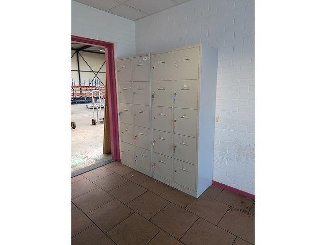 2x 10-vaks lockerkast - afbeelding 3 van  5