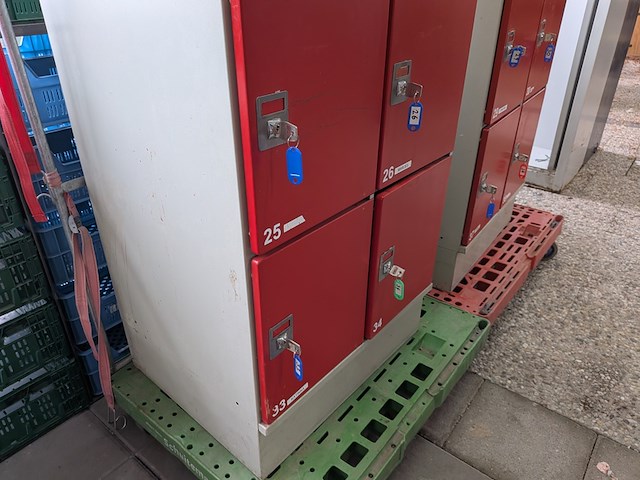 2x 10-vaks lockerkast - afbeelding 6 van  6