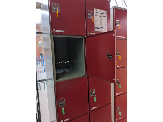 2x 10-vaks lockerkast - afbeelding 5 van  6
