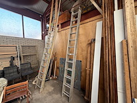 2x 12 treeds schuifladder - afbeelding 2 van  4
