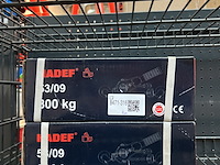 2x 1.5m rateltakel met certificaat hadef, 53/09 800kg - afbeelding 2 van  3