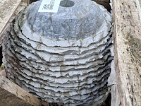 2x 2-delige set waterornamenten natuursteen - afbeelding 5 van  5