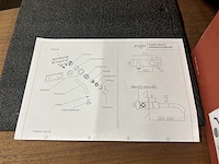 2x 2-gats inbouw wastafelmengkraan, regn - afbeelding 4 van  6