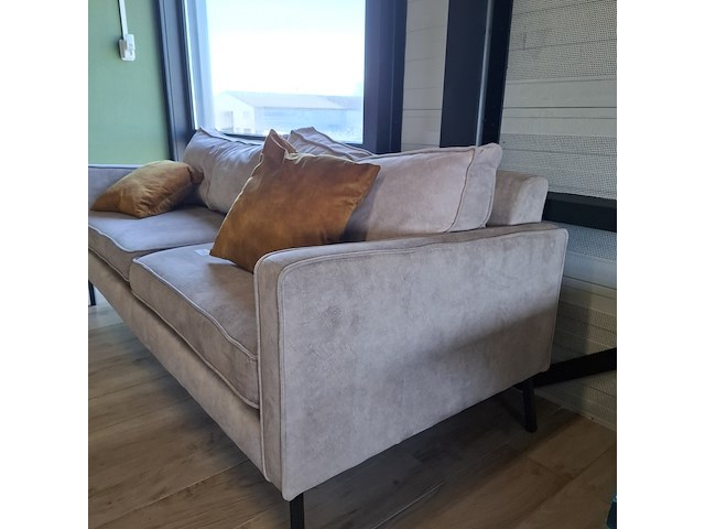 2x 2-zitsbank combi, grijs - afbeelding 8 van  11