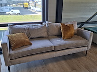 2x 2-zitsbank combi, grijs - afbeelding 10 van  11