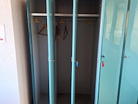 2x 3-deurs lockerkast - afbeelding 2 van  3