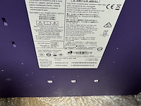 2x 48-poorts 10g aggregation switch (core), extreme networks summit, x670-48x-fb, paars, 2011-2012 - afbeelding 4 van  5