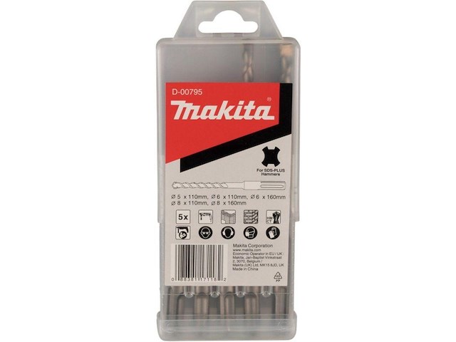 2x 5-dlg sds borenset makita, d00795 - afbeelding 1 van  3