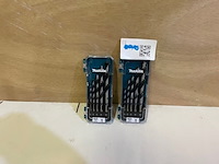2x 9-dlg hout/steen/metaal borensets-display makita, d-71962 - afbeelding 1 van  1