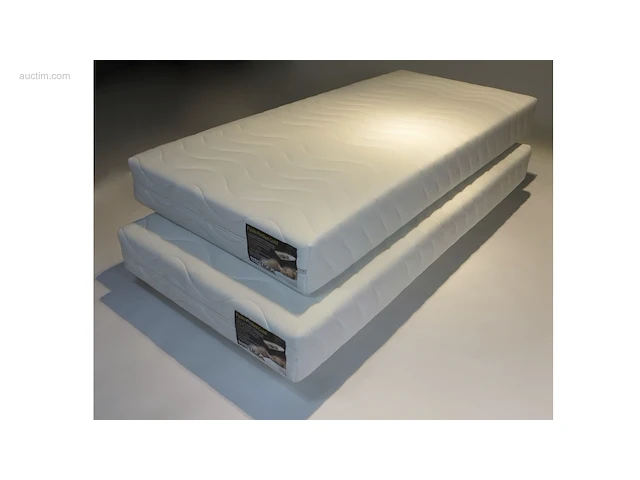 2x 90x210cm - fysio pocket gold - matrassen - afbeelding 1 van  3