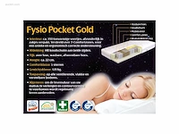 2x 90x210cm - fysio pocket gold - matrassen - afbeelding 2 van  3