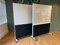 2x abstracta alumi combi - akoestisch whiteboard - afbeelding 2 van  5