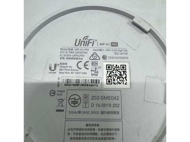 2x access point, unifi, ap ac pro en ap, wit - afbeelding 3 van  3