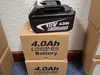 2x accu 18v - 4.0ah - afbeelding 1 van  5