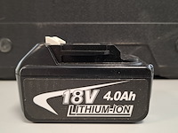 2x accu 18v - 4.0ah - afbeelding 2 van  5