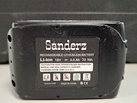 2x accu 18v - 4.0ah - afbeelding 5 van  5