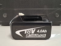 2x accu 18v - 4.0ah - afbeelding 2 van  5