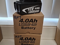 2x accu 18v - 4.0ah - afbeelding 1 van  5