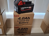 2x accu 18v - 4.0ah - afbeelding 1 van  6