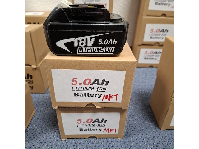 2x accu 18v - 5.0ah mkt - afbeelding 1 van  6