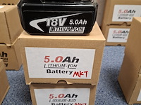 2x accu 18v - 5.0ah mkt - afbeelding 1 van  6