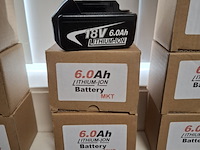 2x accu 18v - 6.0ah - afbeelding 1 van  6