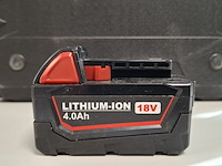 2x accu 18v- 4.0ah - afbeelding 2 van  6