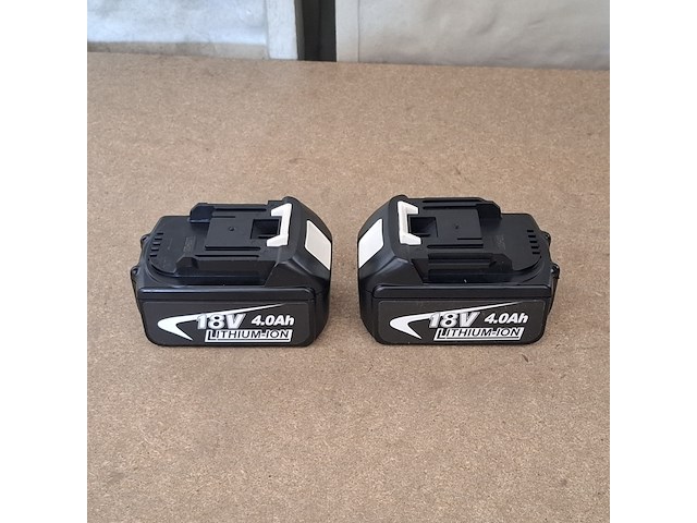 2x accu | 18v 4.0ah - afbeelding 4 van  4