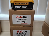 2x accu 20v - 5.0ah dcb200-50 - afbeelding 1 van  6