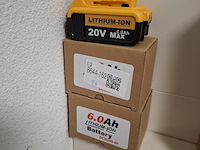2x accu 20v - 6.0ah dcb200-60 - afbeelding 1 van  6