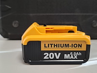 2x accu 20v - 6.0ah dcb200-60 - afbeelding 2 van  6