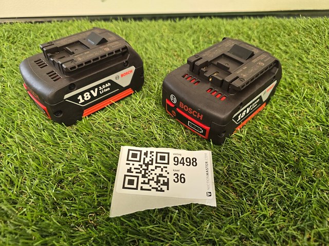 2x accu 3.0 ah bosch professional, 18v - afbeelding 4 van  5
