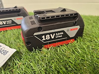 2x accu 3.0 ah bosch professional, 18v - afbeelding 5 van  5