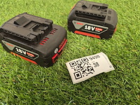 2x accu 5.0 ah bosch professional, 18v - afbeelding 1 van  4