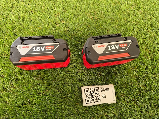 2x accu 5.0 ah bosch professional, 18v - afbeelding 3 van  4