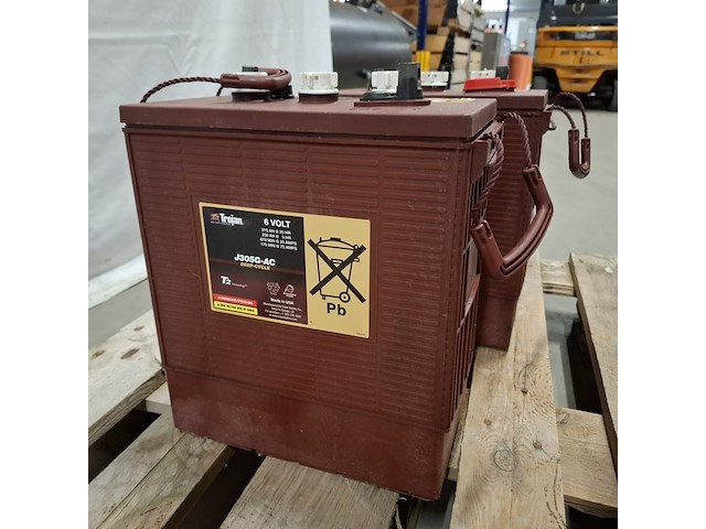 2x accu 6 volt, trojan, j305g-ac - afbeelding 3 van  6